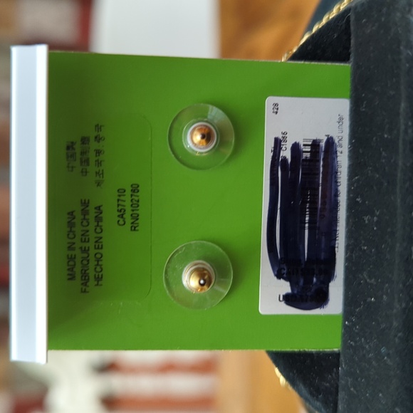 NWOR (#332) Kate Spade Desert Muse Bunny Rabbit Necklace and Stud Earrings Set - Picture 6 of 6